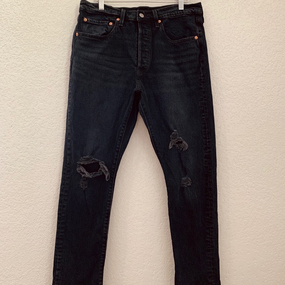 Levi’s 501 Skinny Jeans in Wild Bunch Black